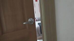 Son Spying On Her HOT step MOM