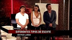 Flavia Fucenecco escote in tv