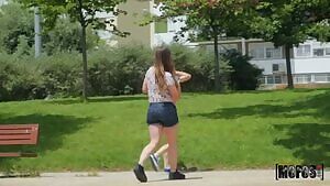 Beautiful young girl loves sex