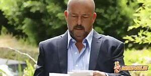 Step-brother gets grounded Hannah gets pounded