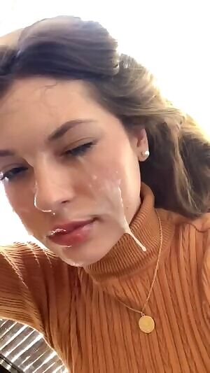 Cum covered whore.