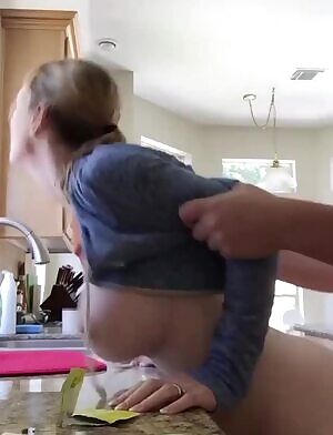 Bent Over The Kitchen Sink