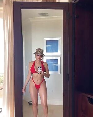 Red bikini